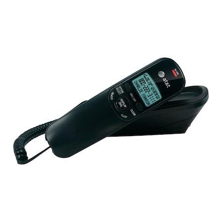 At&T AT&T 1 Handle Analog Telephone Black TR1909BLACK